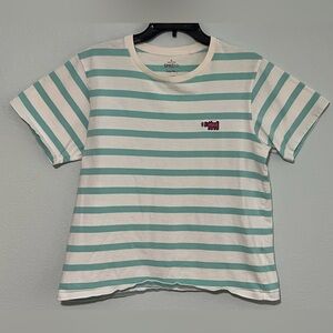 SPRZ NY Keith Haring Striped Cotton Tee - M